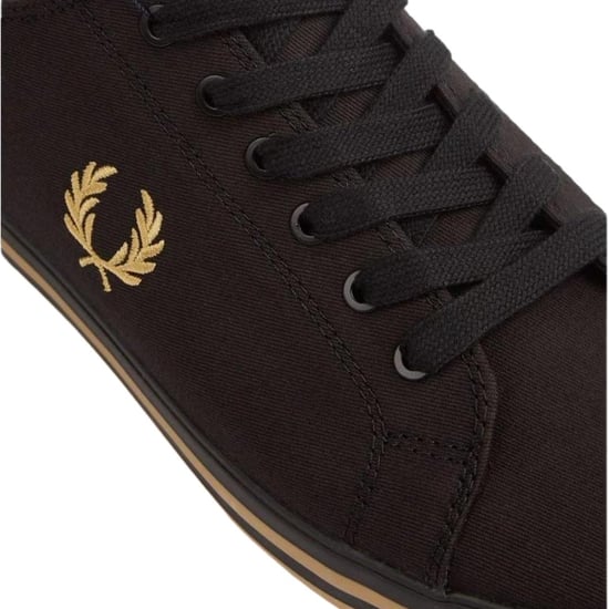 Fred Perry B7259 157 Kingston Twill Schwarz Sneakers - Image 3