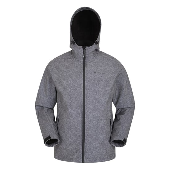 Mountain Warehouse Herren Exodus Showerproof Soft Shell Jacke (Holzkohle) - Image 1