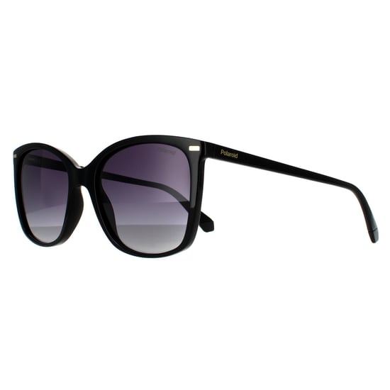 Polaroid Square Damen Schwarz Grau Verlauf Polarisierte Sonnenbrille 90041091 - Image 2