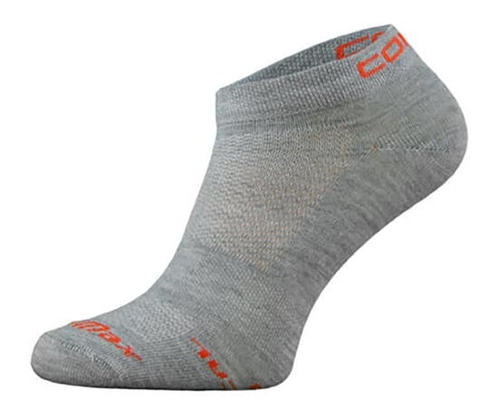 COMODO - Compressport Chaussettes Running | Basses | Coolmax | Renforcées - Gris - Image 1