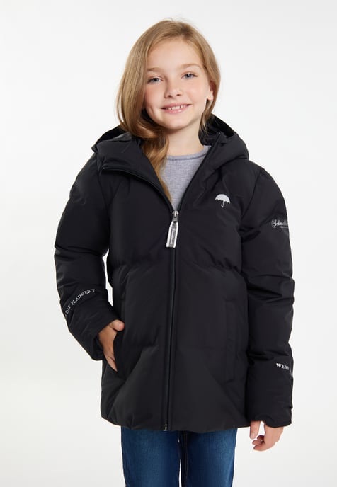 Schmuddelwedda Funktionale Winterjacke Mädels Schwarz - Image 3