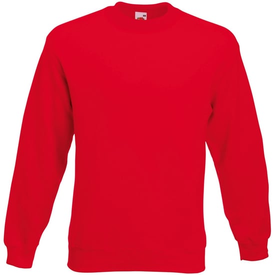 Fruit Of The Loom Herren Set-In Belcoro® Yarn Sweatshirt (Rot) - Image 1