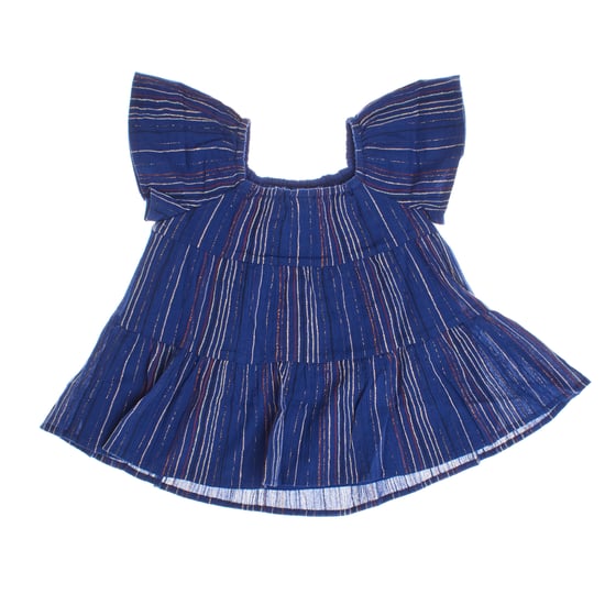 Shiny striped dress 664677 girl