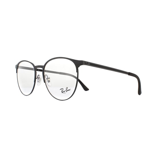 Ray-Ban Round Black Top On Matte Black Unisex Women Glasses Frames