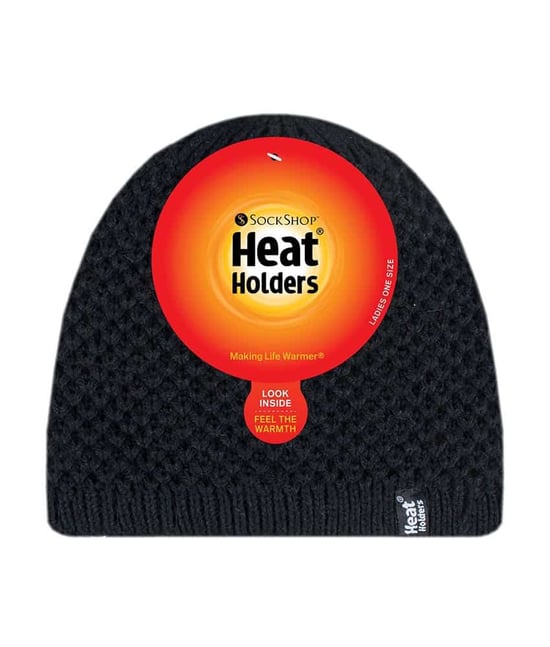 Wärmehalter - Ladies Knit Fleece gefüttert Warm Thermal Beanie Hat - Image 2