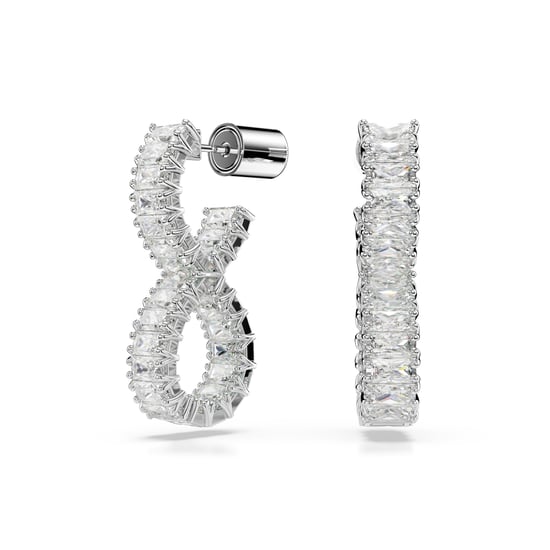 Swarovski 'Hyperbola' Damen-Ohrhänger aus Base-Metall - Silber 5684047 - Image 1