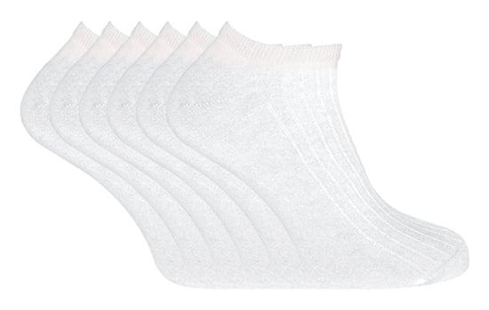 Womens Ankle 100% Baumwolle Socken | Atmungsaktive Trainer Socken - Weiß - Image 1