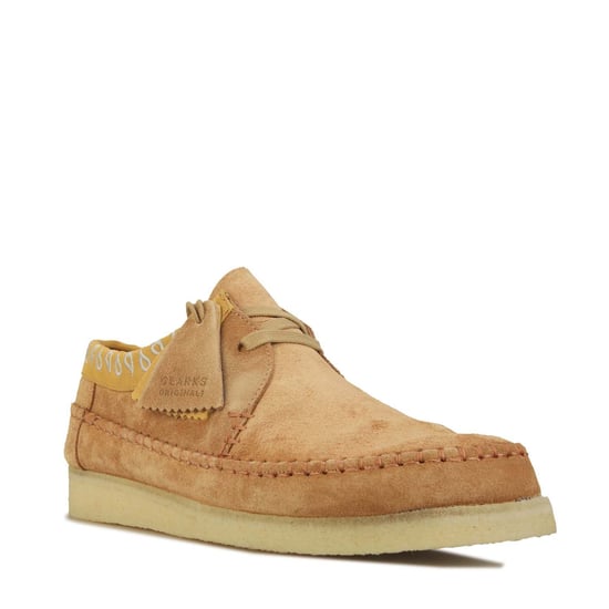 Chaussures Weaver Suede Clarks Originals Pour Homme en Brun Roux - Image 2