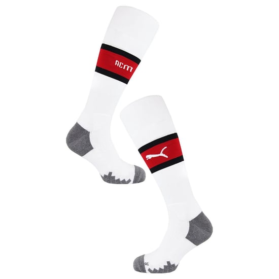 Puma A.C. Milan 1899 Team Herren Weiß Lange Band Socken - Image 2