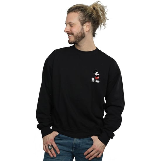 Disney Herren Mickey Mouse Kickin Retro Chest Sweatshirt (schwarz) - Image 2