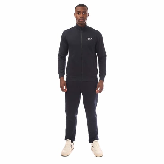 Men's Emporio Armani EA7 Full-Zip Tracksuit in Navy
