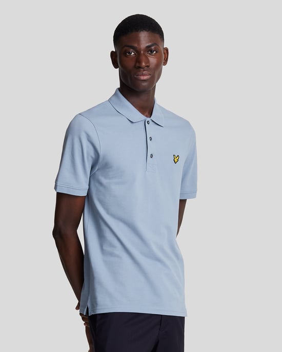 Herren Polohemd in Blau - Image 1