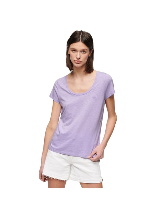 Superdry Damen Scoop T-Shirt - Image 1