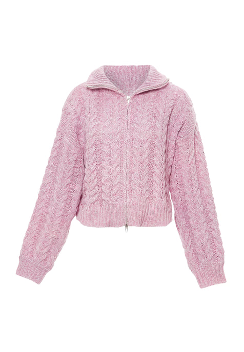Mymo Strickjacke Damen rosa rosa - Image 1