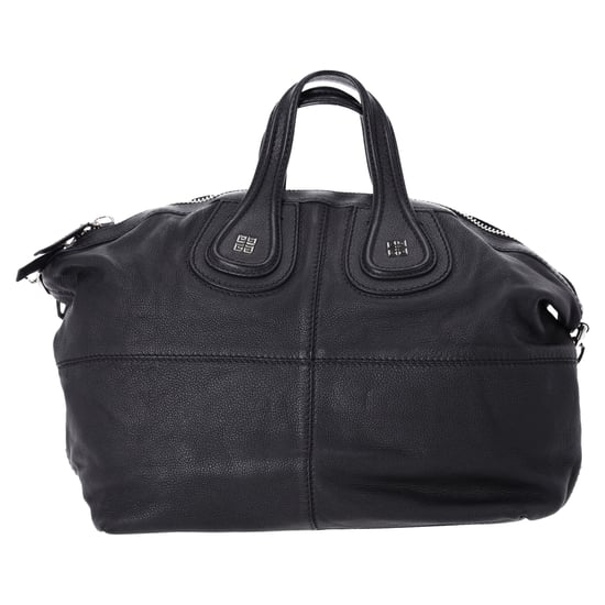 Givenchy Große Nachtigall Tote-Handtasche aus schwarzem Ziegenleder - Image 1