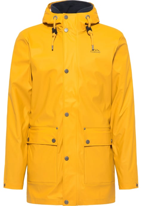ICEBOUND Serie urban rain 3-in-1 Regenjacke Herren Senf - Image 1
