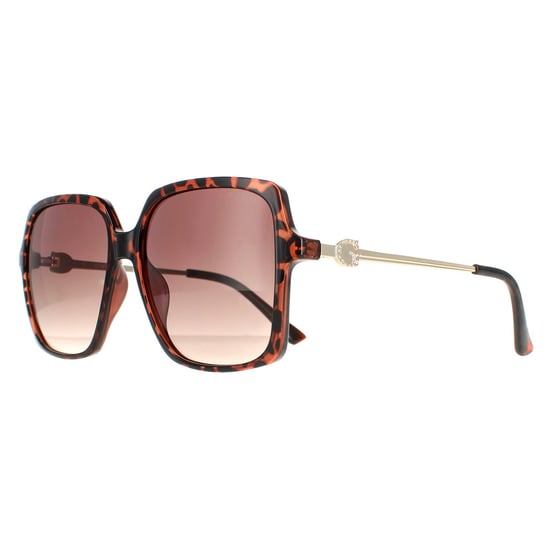 Guess Square Womens Dark Havana Brown Gradient GF6131