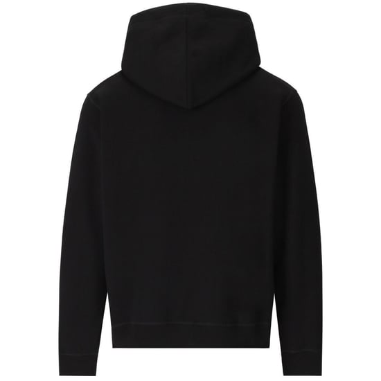 Dsquared2 Loose Fit Santa Dan Logo Schwarzer Kapuzenpullover - Image 2