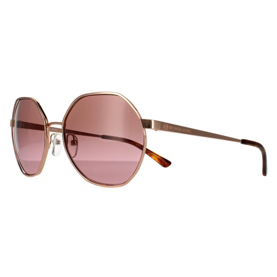 Michael Kors Runde Damen Rose Gold Braun Rosa Gradient Sonnenbrille - Image 2