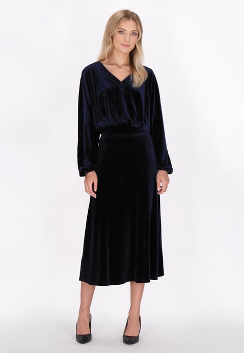 Dreimaster Bluse Damen Marine - Image 2