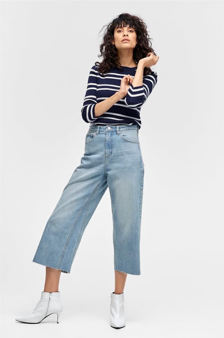 Striped Ribbed Sweater
