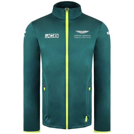 Grüne Softshelljacke für Damen des offiziellen Aston Martin F1-Teams - Image 4