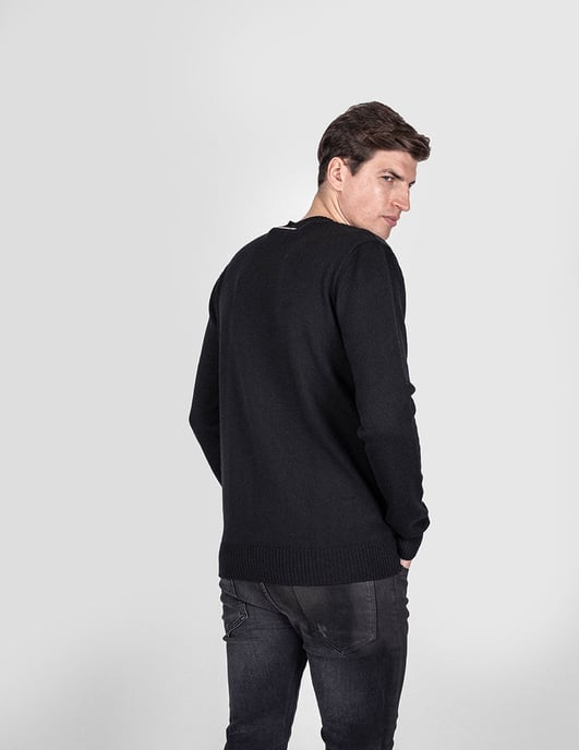 Les Hommes Pullover Herren schwarz - Image 4