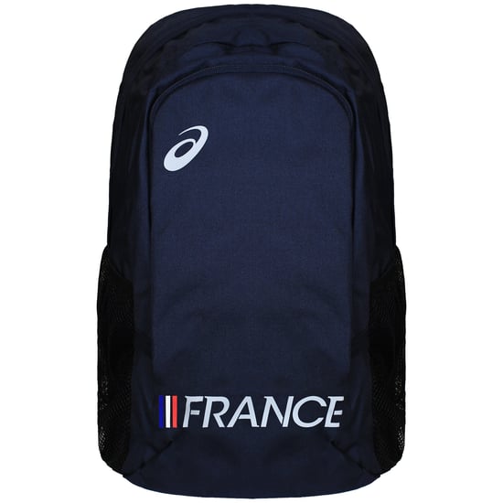 Asics France Logo Herren Marineblauer Rucksack - Image 3