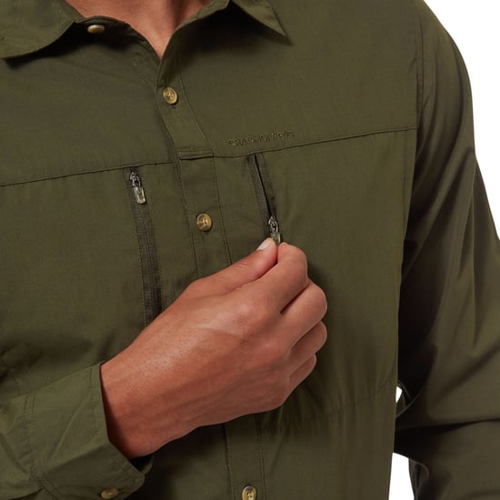 Craghoppers - "Kiwi Boulder" Hemd für Herren (Dunkel-Khaki) - Image 4