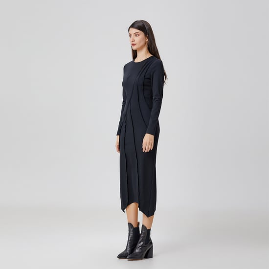 Kleid mit asymmetrischen Strukturlinien - Image 3