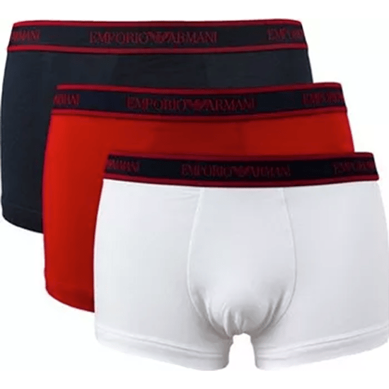 Emporio Armani Herren-Boxershorts, 3er-Pack, Unlimited Logo - Image 1