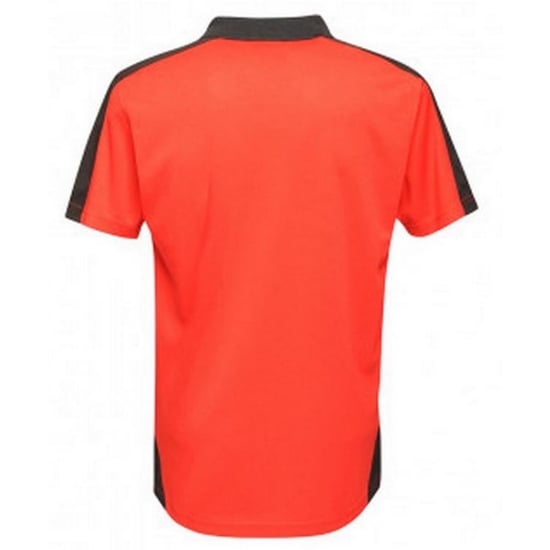 Regatta Contrast Coolweave Pique Polo Shirt (Classic Red/Black)