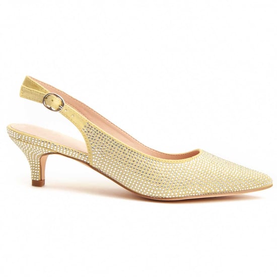 Montevita High Heel Festschuh5 Gelb - Image 1