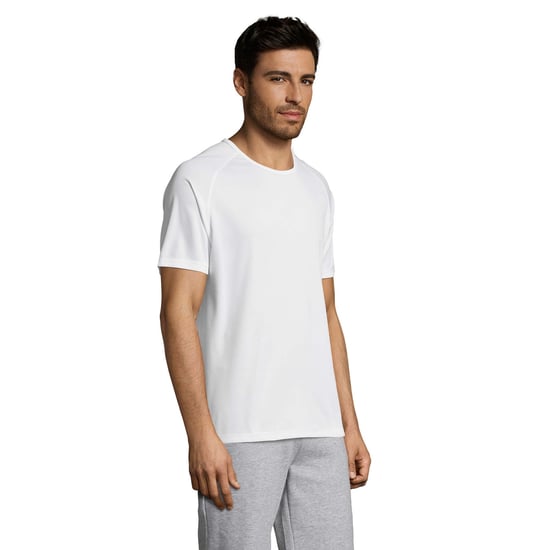 SOLS Mens Sporty Short Sleeve Performance T-Shirt (Weiß) - Image 3