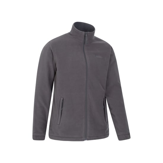 Mountain Warehouse Herren Bernard II Winddichte Fleece Jacke (Grau) - Image 3
