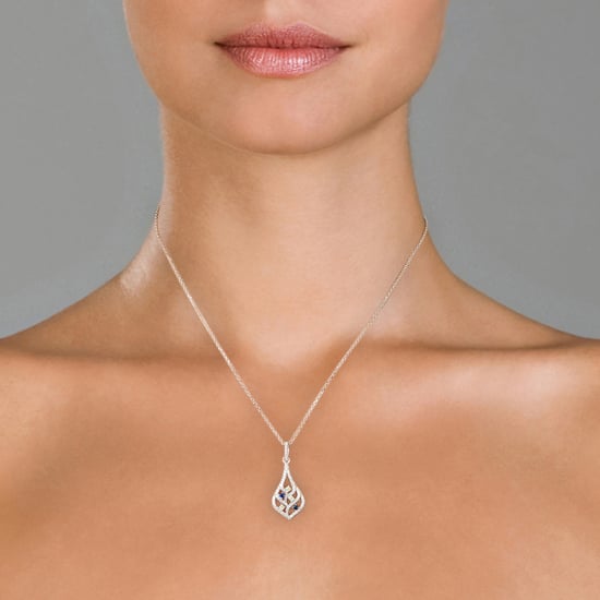 Orphelia Damen-Kette aus 925er Sterlingsilber mit Anhänger – Silber ZH-4845 - Image 4