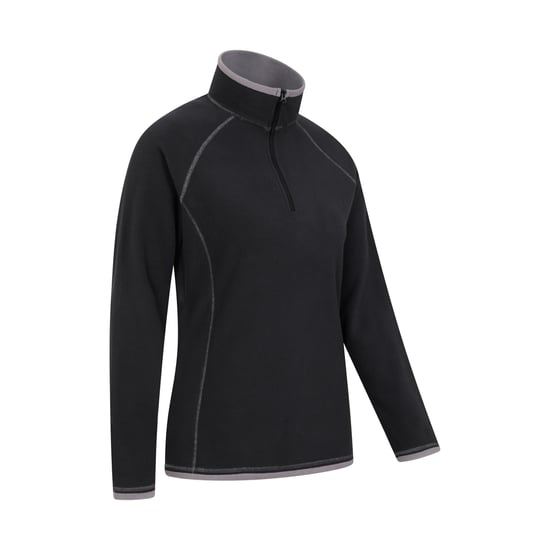 Mountain Warehouse Damen/Damen Montana Half Zip Fleece Top (Schwarz) - Image 5