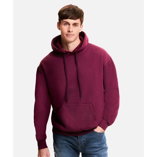 Fruit Of The Loom Unisex Erwachsene Klassisches Sweatshirt mit Kapuze (Burgund) - Image 3