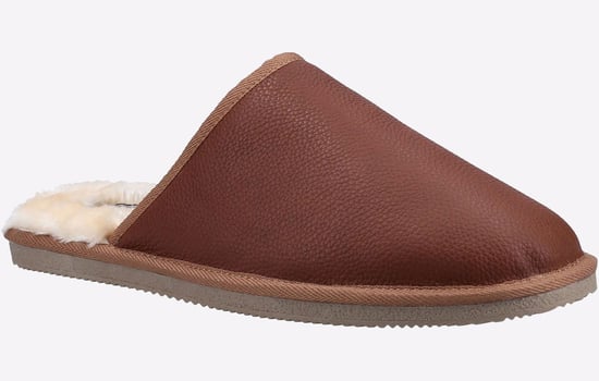Hush Puppies Coady Wildleder-Hausschuhe Für Herren In Beigefarben - Image 2