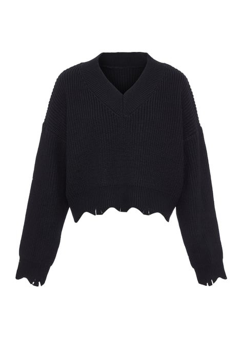 Mymo Pullover Damen schwarz - Image 1