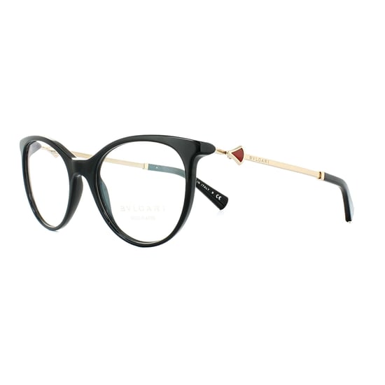 Bvlgari Brillenfassungen 4149KB 5195 Schwarz Gold Rot 52mm Womens - Image 1