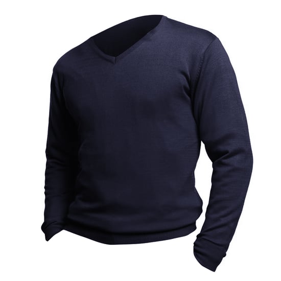 SOLS Herren Galaxy V-Ausschnitt Pullover (Marine) - Image 4