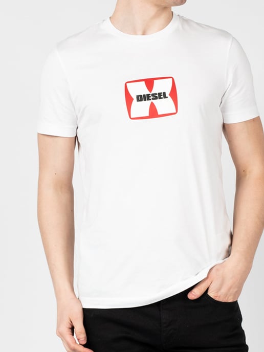 Diesel T-Shirt T-Diegor Herren weiß - Image 5