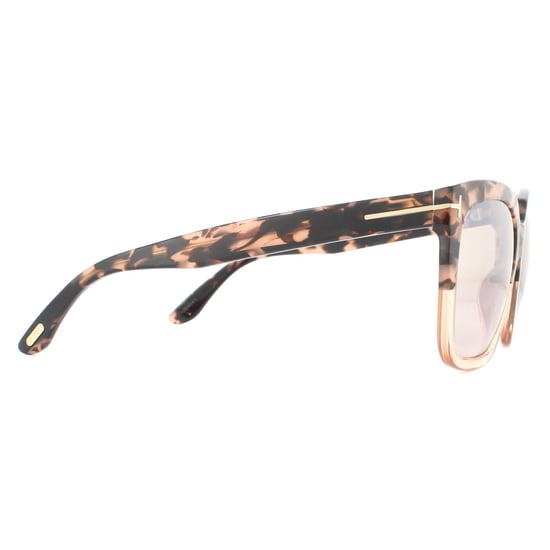 Tom Ford Sonnenbrille Amarra FT0502 55G Rosa Havanna Braun Spiegel - Image 4