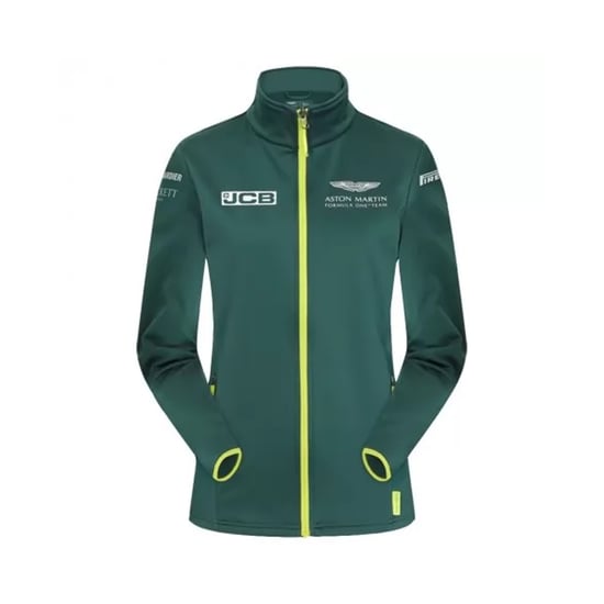 Aston Martin F1 Official Team Womens Green Softshell Jacket