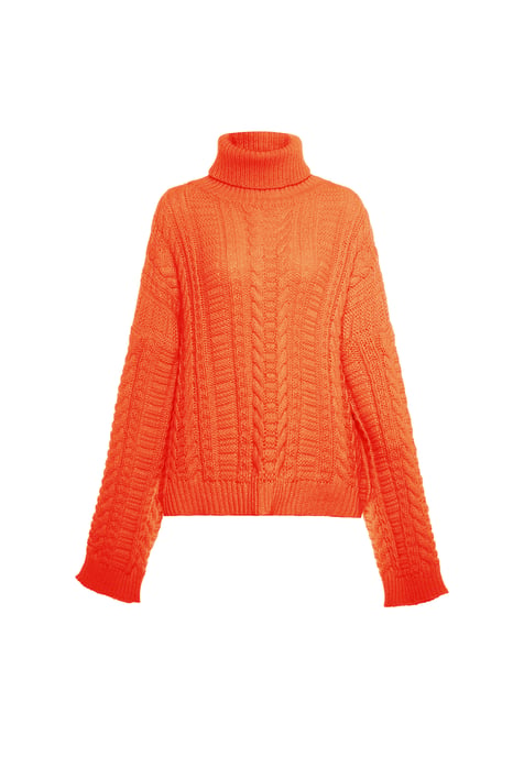 Mymo Pullover Damen orange - Image 1