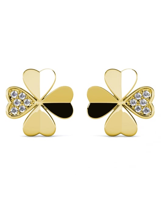 Parure et Coffret Kleeblatt - Doré et Cristal - Image 5