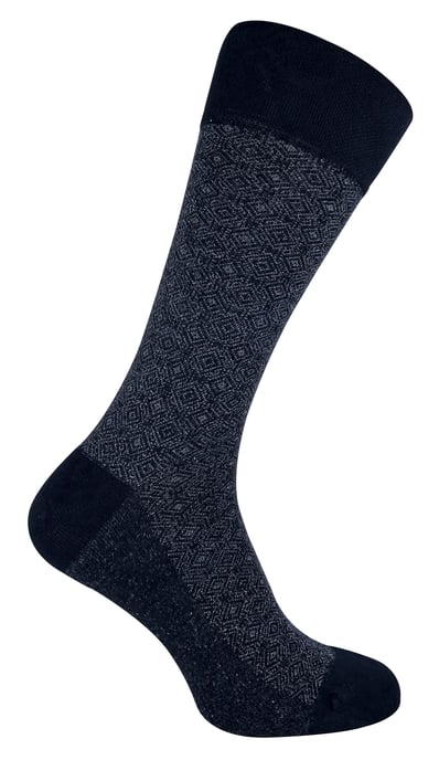 SOCK SNOB - Herrensocken mit Muster aus Bambus - Style 03 - Image 1