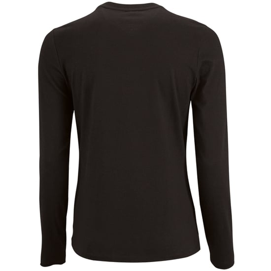SOLS Damen T-Shirt Imperial, langärmlig (Schwarz) - Image 2