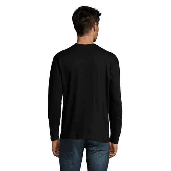 SOLS - "Monarch" T-Shirt für Herren Langärmlig (Schwarz) - Image 2